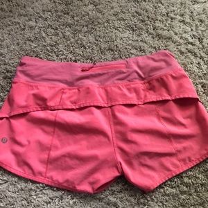 BARELY WORN LULULEMON SHORTS